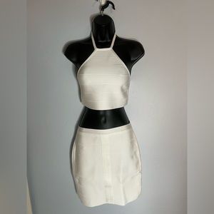 NWT Herve Leger X Forever 21 Halter Top.  ‼️SKIRT SOLD‼️
